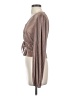 Zara 100% Polyester Brown Long Sleeve Blouse Size S - photo 5