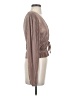 Zara 100% Polyester Brown Long Sleeve Blouse Size S - photo 4