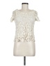 Zara Ivory Short Sleeve Top Size M - photo 1