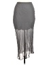 J.Crew 100% Viscose Solid Gray Formal Skirt Size XXS - photo 1