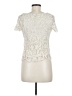 Zara Ivory Short Sleeve Top Size M - photo 2