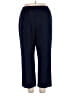 Alfred Dunner 100% Polyester Solid Blue Casual Pants Size 16 - photo 2