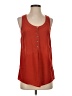 Odille 100% Silk Red Sleeveless Silk Top Size 2 - photo 1
