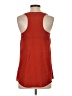 Odille 100% Silk Red Sleeveless Silk Top Size 2 - photo 2