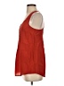 Odille 100% Silk Red Sleeveless Silk Top Size 2 - photo 5