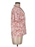 Old Navy Print Pink Short Sleeve Blouse Size M - photo 4
