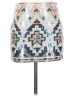 Express Graphic Silver Casual Skirt Size XS - photo 1