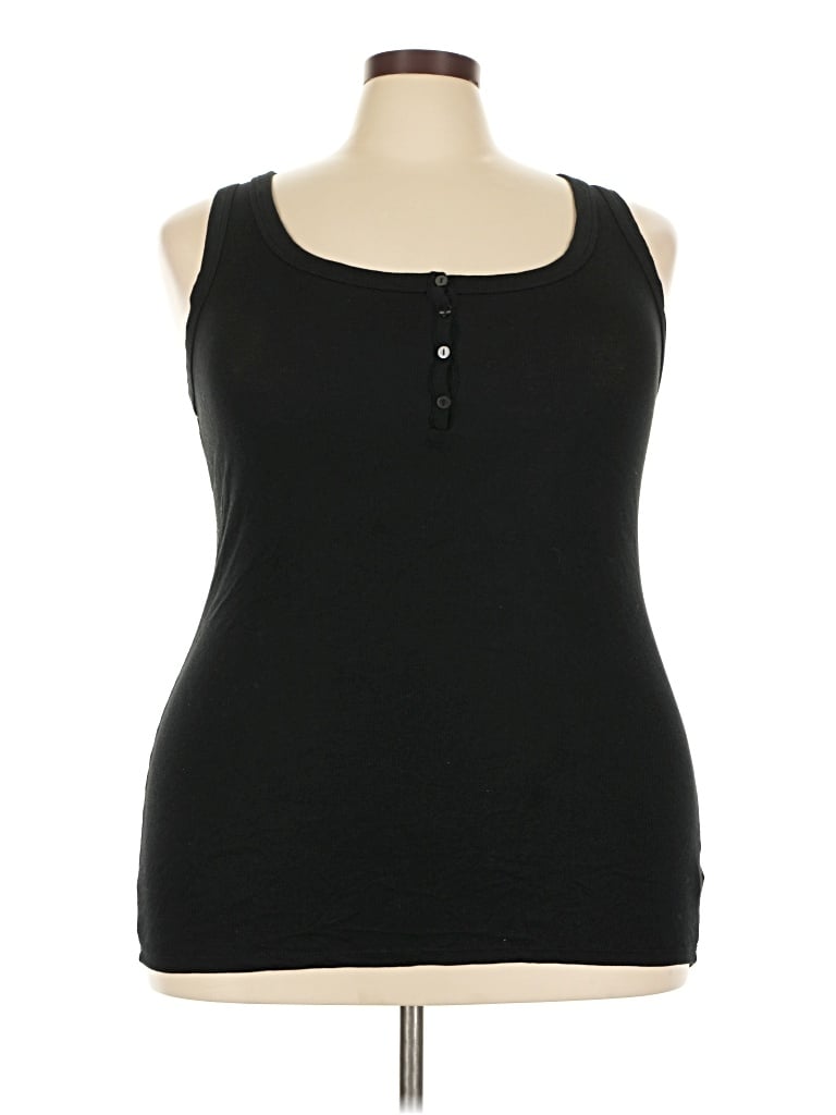Pre-owned Torrid Tank Top Black Strapless Neckline Tops