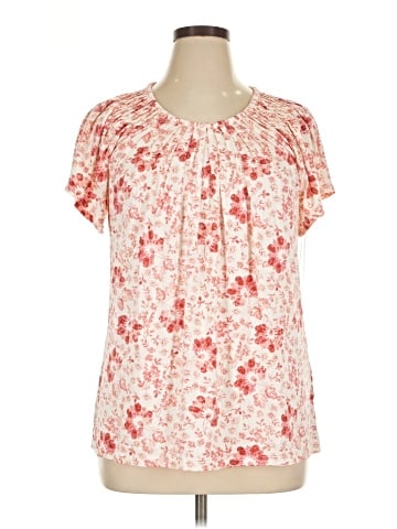 Style&Co Short Sleeve Blouse (view 1)