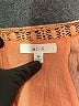 Mine 100% Cotton Orange Sleeveless Blouse Size M - photo 7