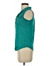 Ann Taylor LOFT 100% Polyester Teal Sleeveless Blouse Size XS (petite) - photo 5