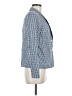 Nine West 100% Polyester Checkered-gingham Blue Blazer Size 8 - photo 4