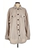 La Miel 100% Polyester Tan Long Sleeve Blouse Size M - photo 1