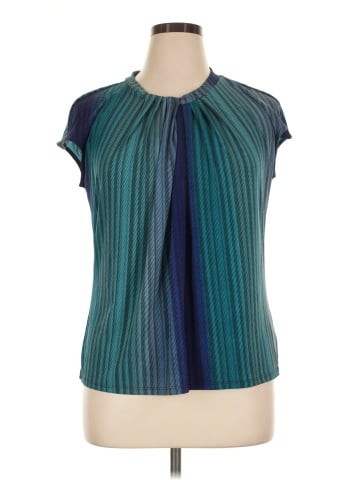 Worthington Short Sleeve Blouse (view 1)