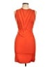 Maje Orange Cocktail Dress Size Lg (3) - photo 1