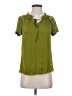Catherine Malandrino 100% Polyester Green Short Sleeve Blouse Size XS - photo 1