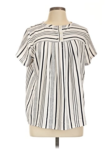 Ann Taylor LOFT Short Sleeve Blouse (view 1)