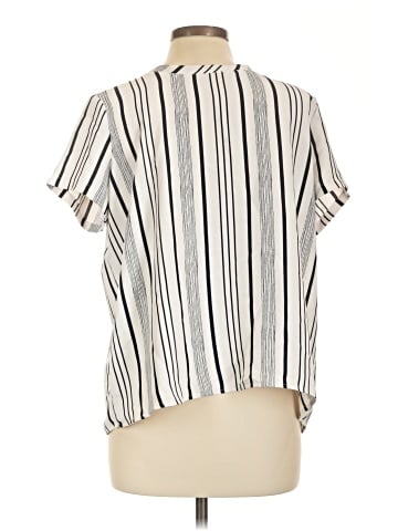 Ann Taylor LOFT Short Sleeve Blouse (view 2)