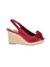 American Eagle Shoes Red Wedges Size 7 - photo 1