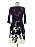 DM Donna Morgan Graphic Black Cocktail Dress Size 4 - photo 1