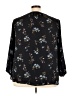 T Tahari 100% Polyester Floral Black 3/4 Sleeve Blouse Size 3X - photo 2