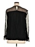 Ann Taylor LOFT Black Long Sleeve Blouse Size XL - photo 2