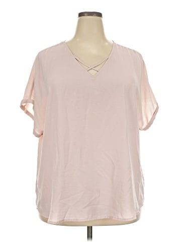 Maurices Short Sleeve Blouse (view 1)