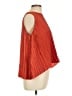 Vince. 100% Polyester Orange Sleeveless Blouse Size L - photo 4