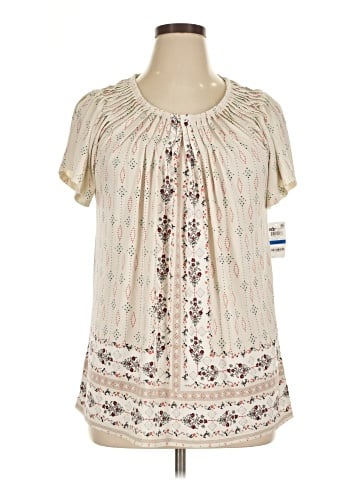 Style&Co Short Sleeve Blouse (view 1)