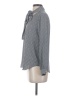 Ann Taylor 100% Polyester Gray Long Sleeve Polo Size XS (petite) - photo 5