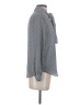Ann Taylor 100% Polyester Gray Long Sleeve Polo Size XS (petite) - photo 4