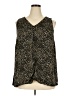 Torrid 100% Polyester Black Sleeveless Blouse Size 2X Plus (2) - photo 1