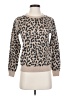 J.Crew 100% Merino Animal Print Tan Wool Sweater Size XS - photo 1