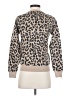 J.Crew 100% Merino Animal Print Tan Wool Sweater Size XS - photo 2