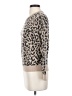 J.Crew 100% Merino Animal Print Tan Wool Sweater Size XS - photo 5