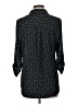 Iz Byer 100% Polyester Polka Dots Black 3/4 Sleeve Blouse Size L - photo 2