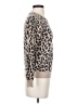 J.Crew 100% Merino Animal Print Tan Wool Sweater Size XS - photo 4