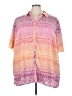 Catherines Print Pink 3/4 Sleeve Blouse Size 4X - photo 1