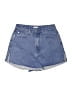 WeWoreWhat Blue Denim Shorts Size 28 waist - photo 1