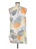 DKNYC 100% Polyester Orange Sleeveless Blouse Size M - photo 2