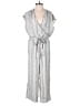 Japna Stripes Silver Jumpsuit Size S - photo 1
