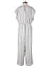 Japna Stripes Silver Jumpsuit Size S - photo 2