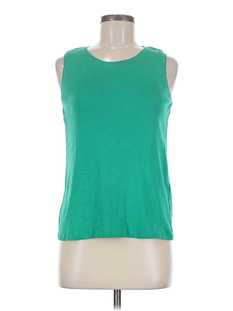 Pre-owned Chico's Sleeveless T-shirt In Green