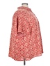 Catherines Print Red 3/4 Sleeve Blouse Size 4X - photo 4