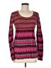 Style&Co Chevron-herringbone Pink Pullover Sweater Size M - photo 1