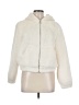 Assorted Brands 100% Polyester Ivory Faux Fur Jacket Size M - photo 1