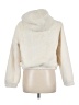 Assorted Brands 100% Polyester Ivory Faux Fur Jacket Size M - photo 2