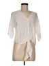 Elan 100% Rayon Ivory 3/4 Sleeve Blouse Size M - photo 1