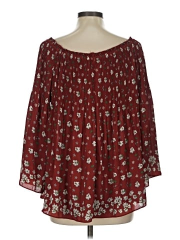 Max Studio 3/4 Sleeve Blouse (view 2)