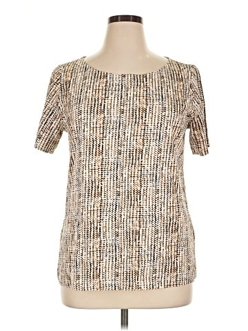 Ann Taylor Factory Short Sleeve Blouse (view 1)